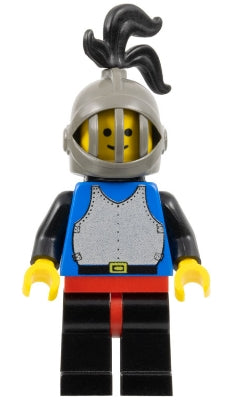Preowned LEGO® Minifigure – Castle cas183 Breastplate Blue w/Black Arms Black Legs w/Red Hi