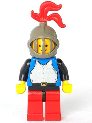 Preowned LEGO® Minifigure – Castle cas185 Breastplate Blue w/Black Arms Red Legs w/Black Hi