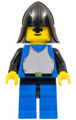 Preowned LEGO® Minifigure – Castle cas188 Breastplate Blue w/Black Arms Blue Legs w/Black H
