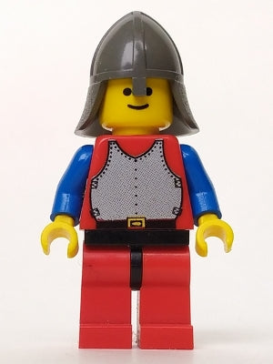 Preowned LEGO® Minifigure – Castle cas200 Breastplate Red w/Blue Arms Red Legs w/Black Hips