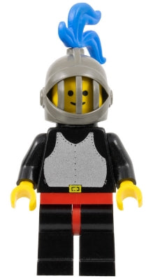 Preowned LEGO® Minifigure – Castle cas217 Breastplate Black Black Legs and Red Hips Dark Gr