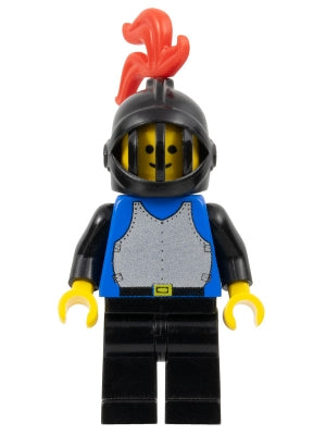 LEGO® Minifigure Castle cas231 Breastplate Blue w/Black Arms Black Legs Black Gr