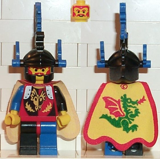 Preowned LEGO® Minifigure – Castle cas236 Dragon Knights Dragon Master Blue Plumes Dragon C