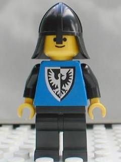 LEGO® Minifigure Castle cas253 Black Falcon Black Legs Black Neck-Protector Shie