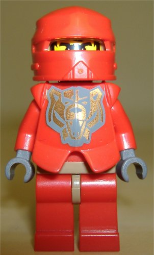 Preowned LEGO® Minifigure – Castle cas267a Knights Kingdom II Santis w/Gold Pattern Armor D