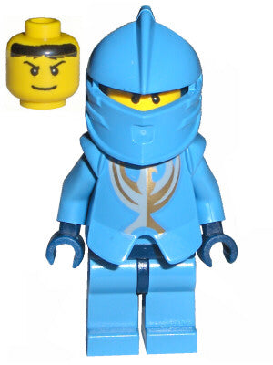 Preowned LEGO® Minifigure – Castle cas268 Knights Kingdom II Jayko Plain Torso Gold Pattern