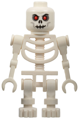 LEGO® Minifigure Castle cas328 Fantasy Era Skeleton Warrior 2 White