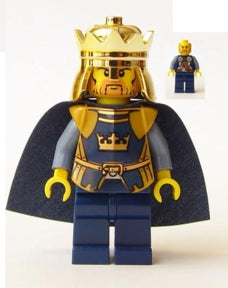 Preowned LEGO® Minifigure – Castle cas332 Fantasy Era Crown King w/Cape
