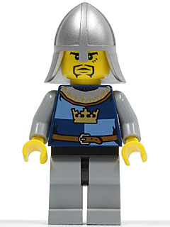 Preowned LEGO® Minifigure – Castle cas367 Fantasy Era Crown Knight Quarters Helmet w/Neck P