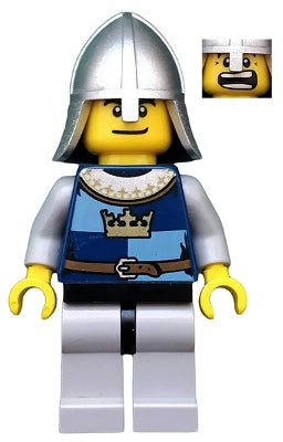 Preowned LEGO® Minifigure – Castle cas371 Fantasy Era Crown Knight Quarters Helmet w/Neck P