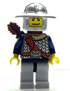 Preowned LEGO® Minifigure – Castle cas374 Fantasy Era Crown Knight Scale Mail w/Chest Strap