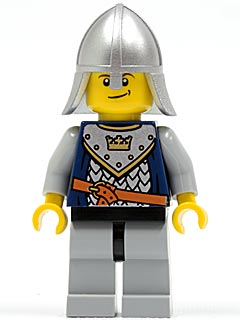 Preowned LEGO® Minifigure – Castle cas382 Fantasy Era Crown Knight Scale Mail w/Crown Helme