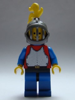 Preowned LEGO® Minifigure – Castle cas414 Breastplate Red w/Blue Arms Blue Legs w/Black Hip