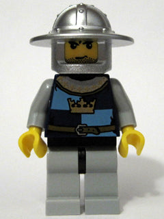 Preowned LEGO® Minifigure – Castle cas418 Fantasy Era Crown Knight Quarters Helmet w/Broad