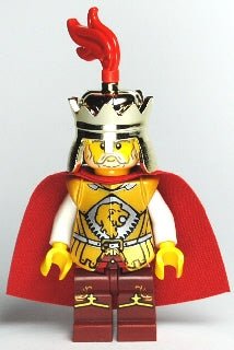 Preowned LEGO® Minifigure – Castle cas441 Kingdoms Lion King Plume