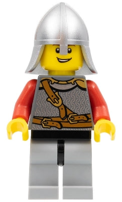 Preowned LEGO® Minifigure – Castle cas460 Kingdoms Lion Knight Scale Mail w/Chest Strap and