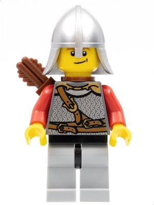 Preowned LEGO® Minifigure – Castle cas472 Kingdoms Lion Knight Scale Mail w/Chest Strap and