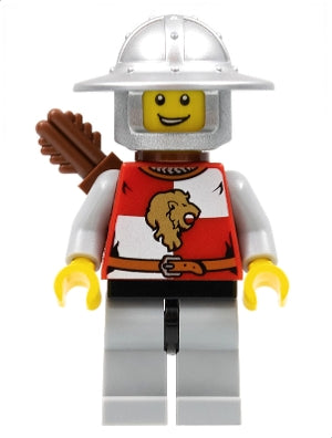 Preowned LEGO® Minifigure – Castle cas474 Kingdoms Lion Knight Quarters Helmet w/Broad Brim