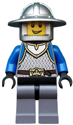 Preowned LEGO® Minifigure – Castle cas517 Castle Kings Knight Scale Mail Crown Belt Helmet