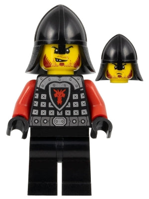 Preowned LEGO® Minifigure – Castle cas518a Castle Dragon Knight Scale Mail w/Dragon Shield