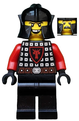 Preowned LEGO® Minifigure – Castle cas528 Castle Dragon Knight Scale Mail w/Dragon Shield C