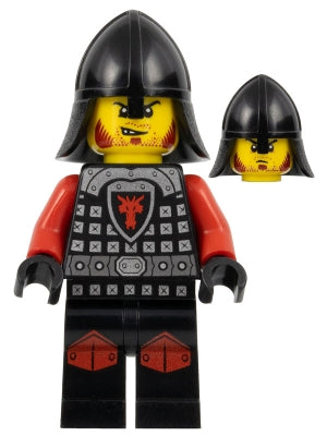 Preowned LEGO® Minifigure – Castle cas529 Castle Dragon Knight Scale Mail w/Dragon Shield a