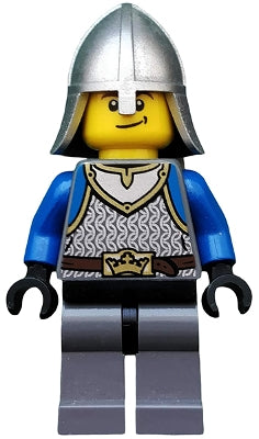 Preowned LEGO® Minifigure – Castle cas536 Castle Kings Knight Scale Mail Crown Belt Helmet