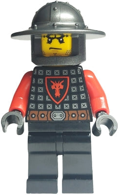 Preowned LEGO® Minifigure – Castle cas541 Castle Dragon Knight Scale Mail w/Dragon Shield H