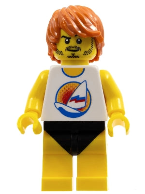 Preowned LEGO® Minifigure – Minifigures col271a Windsurfer Reissue Paradisa Torso
