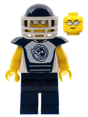 Preowned LEGO® Minifigure – Minifigures col272 Football/Hockey Player
