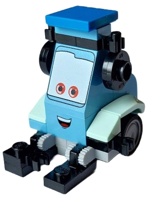 Preowned LEGO® Minifigure – Cars crs112 Guido Light Aqua Mudguards Headset