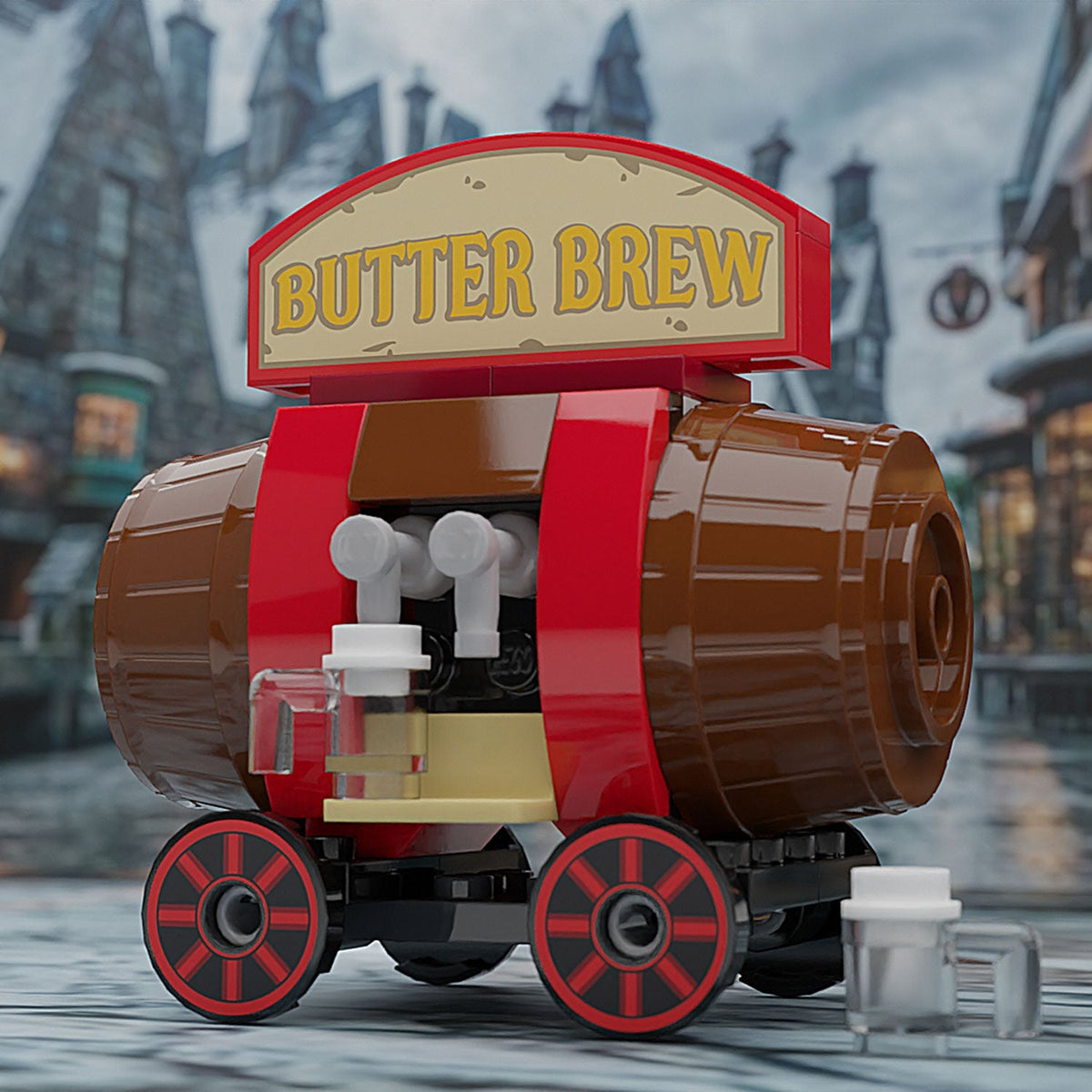 Butter Brew Custom Vending Cart New | Custom LEGO Brickshow Shop Sets ...