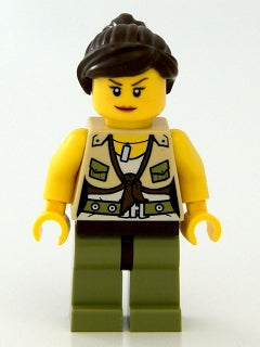 Preowned LEGO® Minifigure – Dino dino007 Hero Female