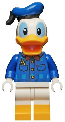 Preowned LEGO® Minifigure – Disney dis053 Donald Duck Plaid Shirt w/Yellow Buttons