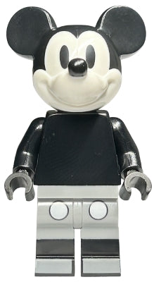 Preowned LEGO® Minifigure – Disney dis141 Mickey Mouse Vintage Light Bluish Gray Shorts