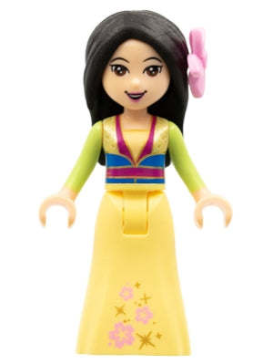 Preowned LEGO® Minifigure – Disney dp044 Mulan Full Length Dress Flower