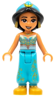 Preowned LEGO® Minifigure – Disney dp066 Jasmine Gold and Copper Filigree