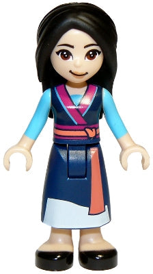 Preowned LEGO® Minifigure – Disney dp079 Mulan Dark Blue Robe