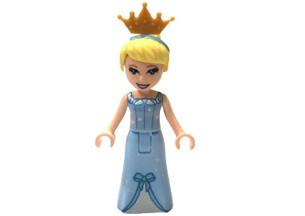 Preowned LEGO® Minifigure – Disney dp102 Cinderella Dress w/Stars and Bow Pearl Gold Tiara
