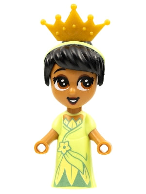 Preowned LEGO® Minifigure – Disney dp124 Tiana Micro Doll Pearl Gold Tiara