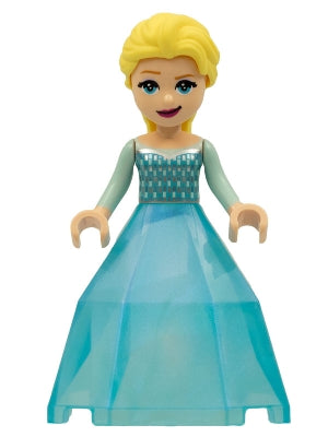 Preowned LEGO® Minifigure – Disney dp143 Elsa Diamond Dress Container Bottom