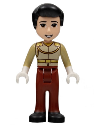 Preowned LEGO® Minifigure – Disney dp161 Prince Charming Mini Doll Tan Shirt