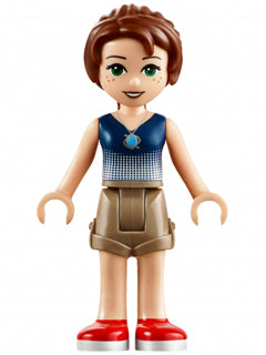 Preowned LEGO® Minifigure – Elves elf012 Emily Jones Dark Tan Shorts