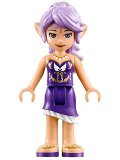 Preowned LEGO® Minifigure – Elves elf015 Aira Windwhistler Dark Purple