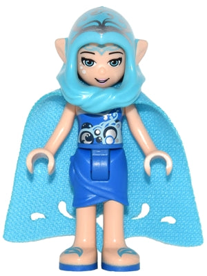 Preowned LEGO® Minifigure – Elves elf020 Naida Riverheart Long Cape and Hood