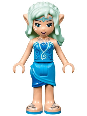Preowned LEGO® Minifigure – Elves elf031 Naida Riverheart Dark Azure Skirt
