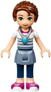 Preowned LEGO® Minifigure – Elves elf034 Emily Jones Sand Blue Skirt Ankle Length Leggings