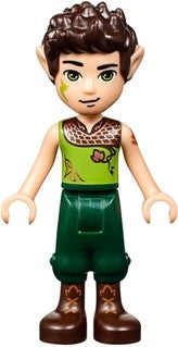 Preowned LEGO® Minifigure – Elves elf035 Farran Leafshade Dark Green Trousers High Boots