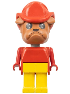 Preowned LEGO® Minifigure – Fabuland fab2g Bulldog Barty Bulldog (Fire Chief) Brown Head Re