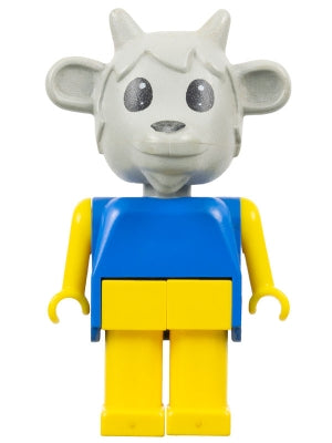 Preowned LEGO® Minifigure – Fabuland fab5h Fabuland Goat Billy Goat Light Gray Head